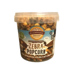 Allenbrands Gourmet Popcorn Zebra Popcorn