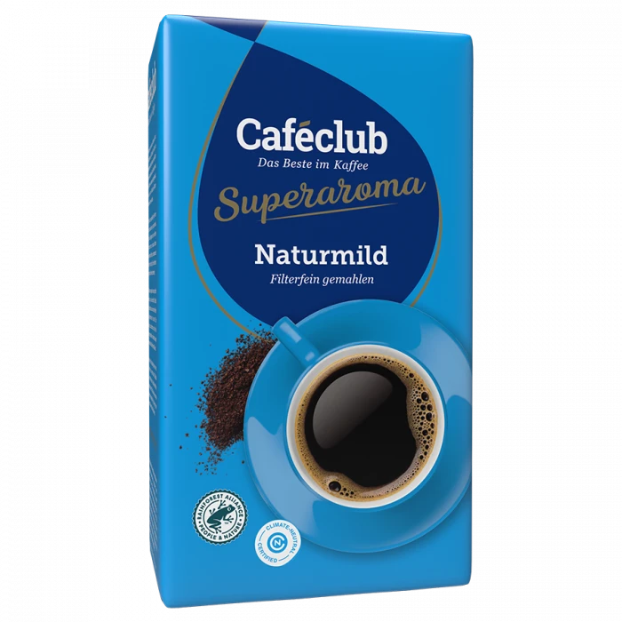 Caféclub Supercreme Naturmild Gemalen Koffie 500 G.