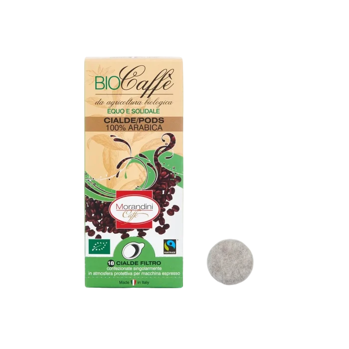 Caffè Morandini Bio Caffe Fairtrade Espresso 18 ESE Servings